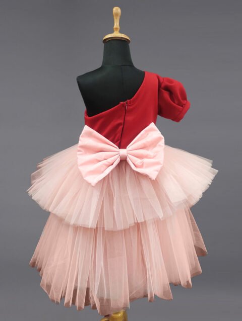 One Shoulder Dress for kids in India