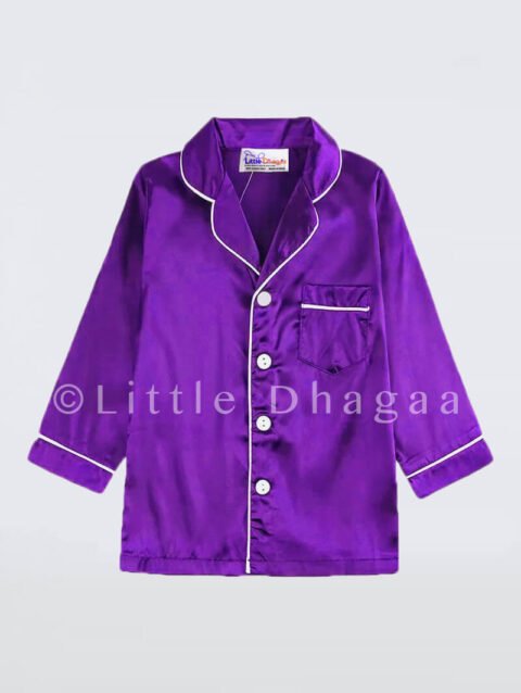 Baby Night Suit Purple