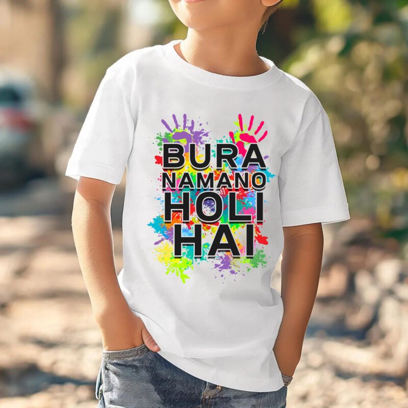 Unisex Printed Holi T-Shirts
