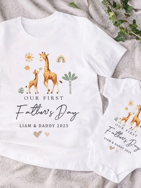 Father's Day Shirt and Baby Onesie