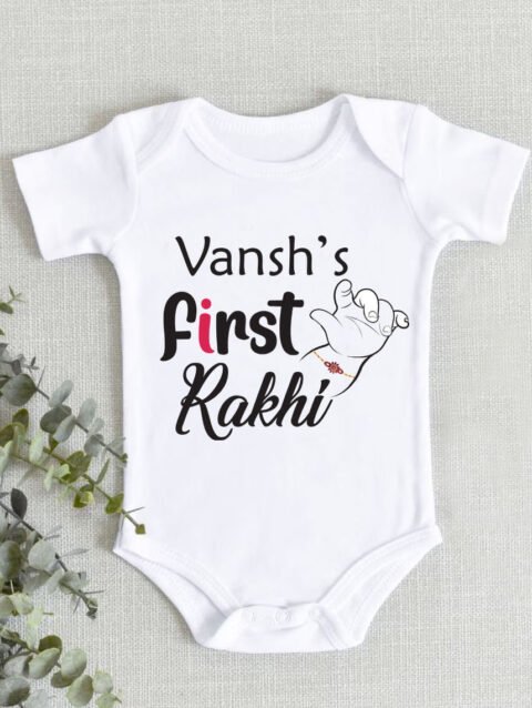 First Rakhi Onesie baby Boy Online
