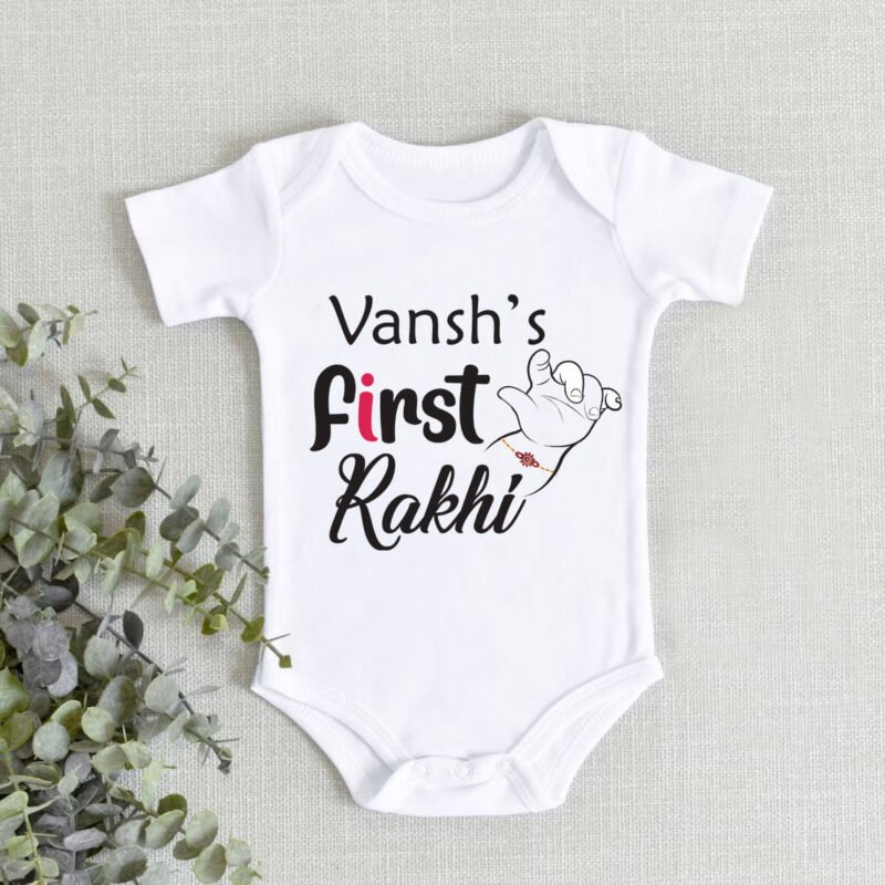 First Rakhi Onesie baby Boy Online