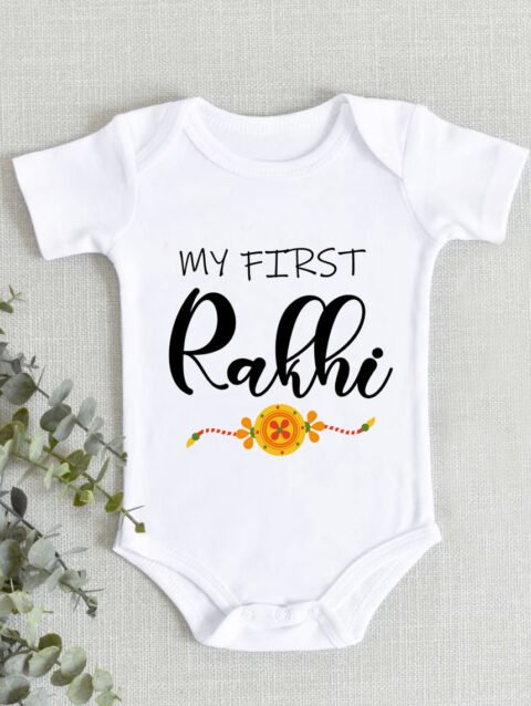 First Rakhi Onesie