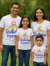 Daddy Mommy of Birthday Prince First Birthday Matching Family T-Shirt