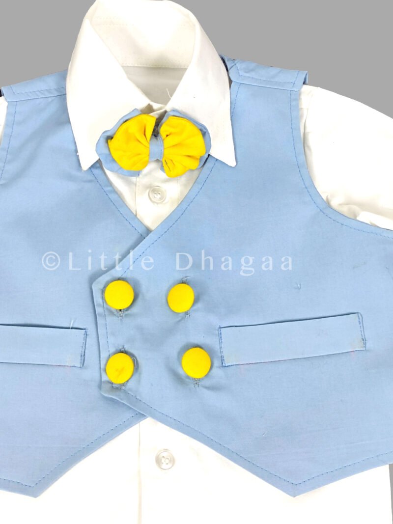 sky blue baby boy wedding outfit