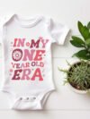 In My One Year Old Era T-shirt, Toddler First Birthday Shirt