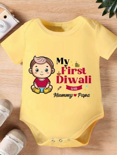 First Diwali Baby Tshirt