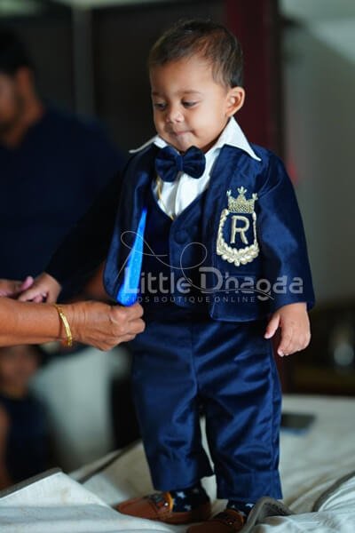 Baby Boy First Birthday Suit Customer Review Photo