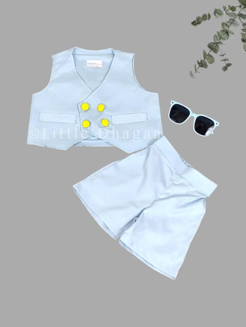 Buy Stylish baby boy waistcoat suit