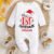 My First Christmas Baby Jumpsuit, 1st Christmas Baby Outfit Boy Girl
