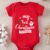 My First Christmas Baby Outfit, Christmas Romper, Newborn Baby Bodysuit