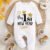 Personalized First New Year Jumpsuit, Custom Name New Year Onesie Bodysuit
