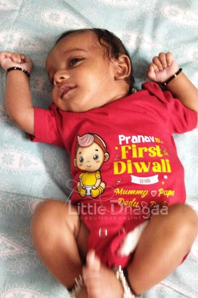 first Diwali outfit happy customer feedback picture