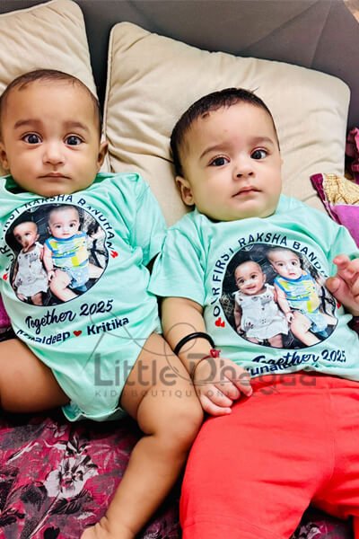 My First Rakhi Baby Rompers, Rakhi T-Shirts happy Client Review Image