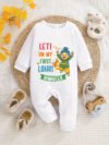 My First Lohri Personalized Baby Onesie, 1st Lohri Cotton Romper