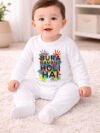 Bura Na Mano Holi Hai Baby Jumpsuit, Newborn Holi Romper
