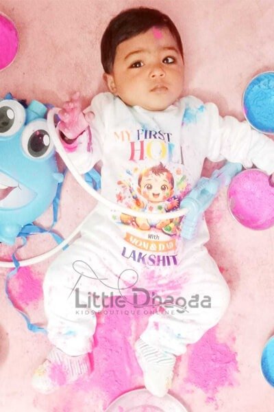 Happy Holi First jumpsuit Happy costumer feedback Image