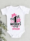 Customized Name Baby Girl First Mothers Day Onesie