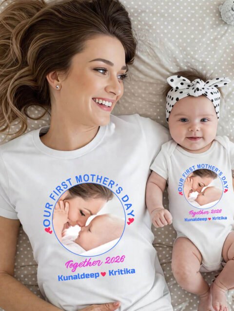 Together Our First Mother’s Day Mom T-Shirt, Baby Onesie online