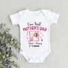 Happy First Mother’s Day Onesie with baby picture and name online
