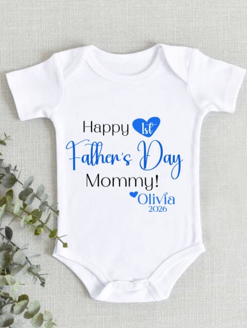 Personalised Happy First Mother's Day Onesie Online