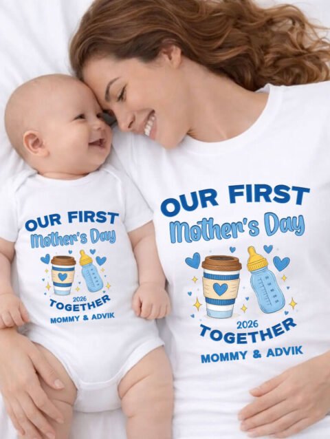 Our First Mother’s Day Matching Outfit – Mom & Baby T-shirt Set