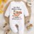 Cute Sloth Mom & Baby Personalized Baby Jumpsuit, First Mother’s Day Outfit
