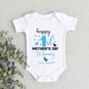 Happy 1st Mothers Day Romper, Personalized Newborn Baby Gift