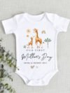 First Mothers Day Onesie Personalized Baby Bodysuit, Romper
