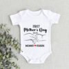 Happy First Mother's Day Personalized Bodysuit, Onesie