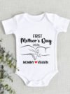Happy First Mother's Day Personalized Bodysuit, Onesie