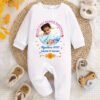 Our First Rakhi Together Customized Photo Jumpsuit , Rakhi Baby Gift
