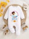 Our First Rakhi Together Customized Photo Jumpsuit , Rakhi Baby Gift