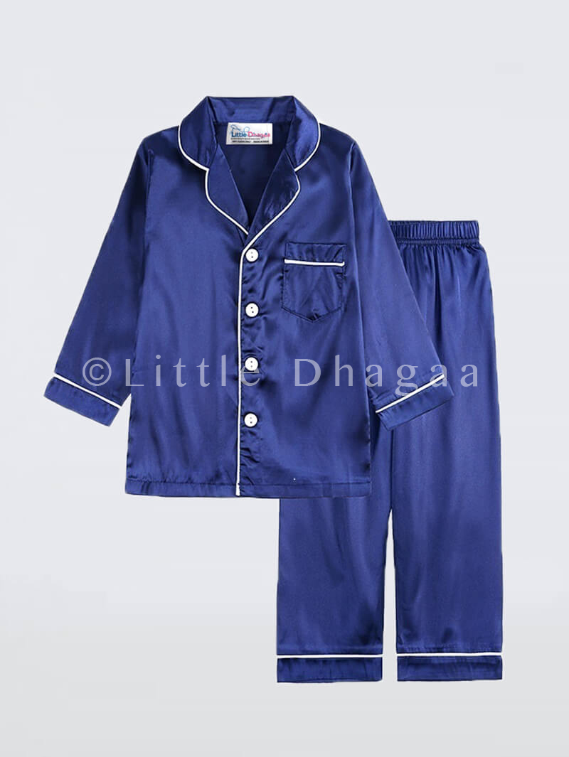 Blue Full Sleeve Boys Nightwear at Rs 339/set in Kanpur | ID: 27461081212