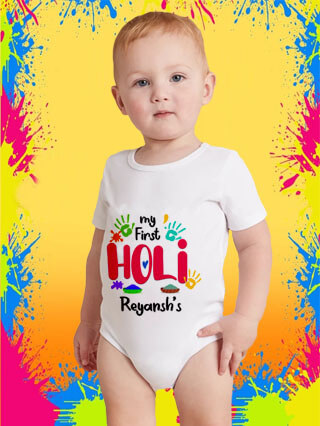 Holi Baby Onesie Rompers