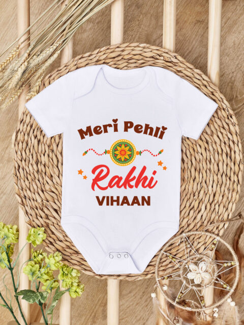 Pehli Rakhi Baby Onesie