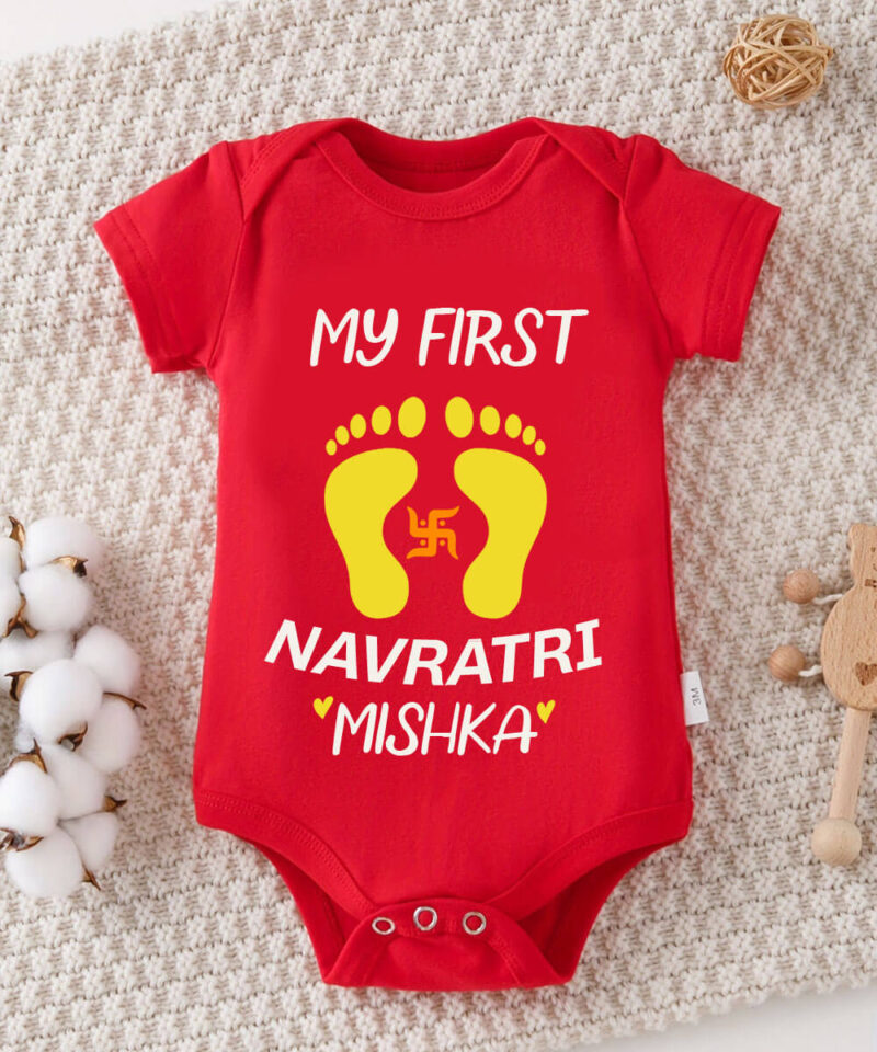 adorable Red baby onesie