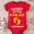 Red Infant romper with Cute Little Kanjak design for Navratri