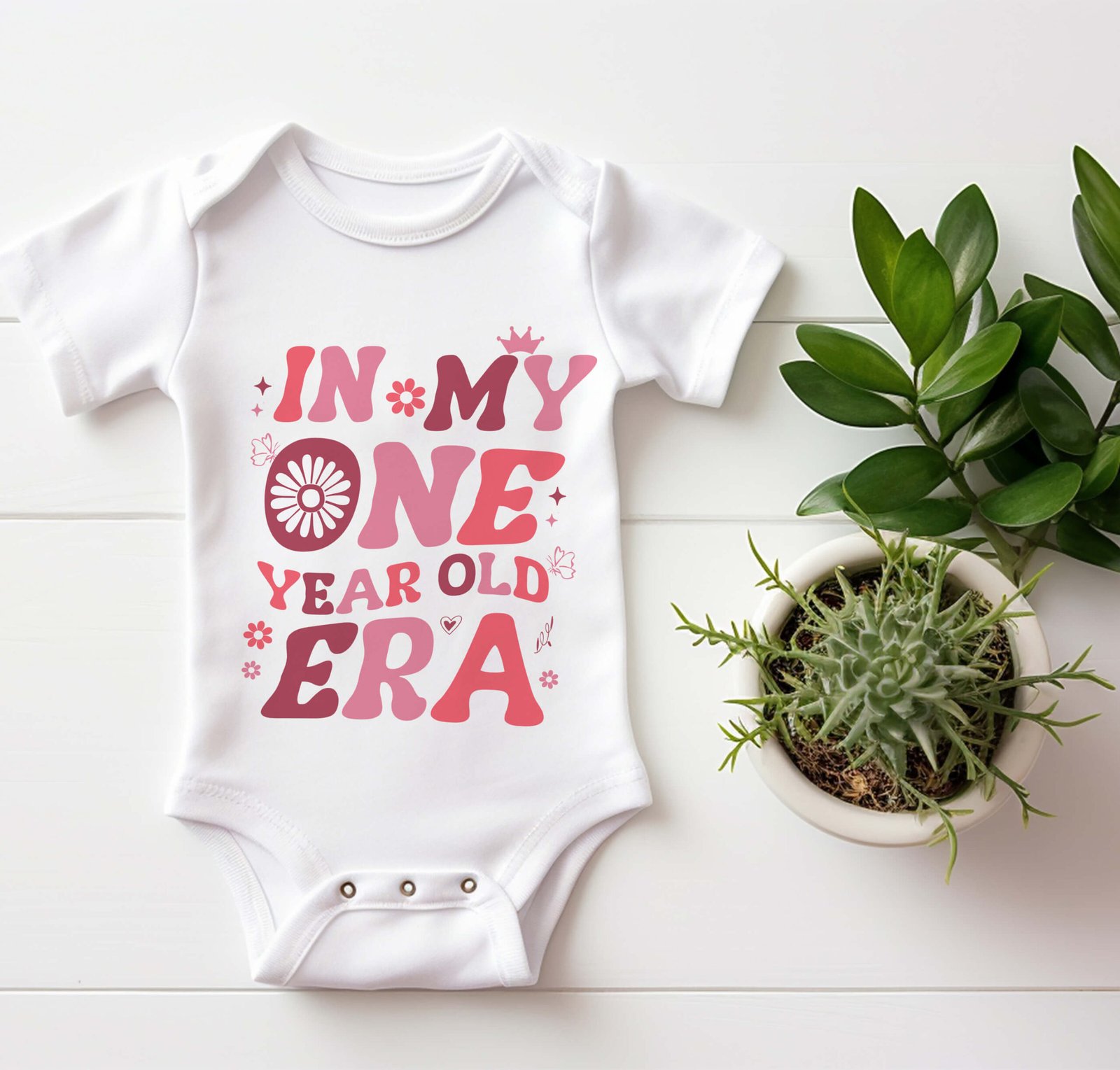 In My One Year Old Era T-shirt, Toddler First Birthday Shirt
