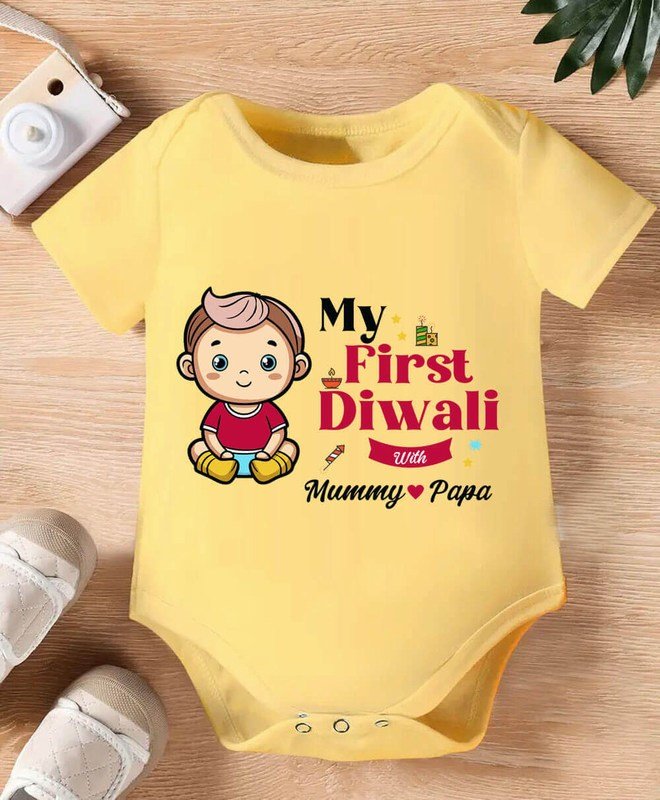 First Diwali Baby Tshirt