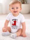 Customized Baby Girl Boy first Valentine's Day Romper, Onesie
