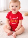 Baby's First Valentine Outfit, Little Miss Valentine Romper