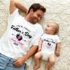 Personalized First Father's Day Father & Daughter Combo T-Shirt