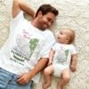 Elephant Print Daddy and Me outfit set