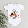 Happy Father's Day Customize Photo Baby Romper