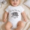 Our First Father’s Day Personalized Baby Koala Print Onesie