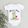 Born To Play Cricket With My Daddy Baby Onesie/Bodysuit, Romper