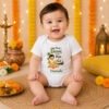 Personalized My First Onam with Mom & Dad Onesie Bodysuit