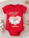 Custom Name Unicorn Family Anniversary Baby Bodysuit, Onesie, Romper