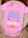 Personalized Name First Raksha Bandhan Onesie Romper